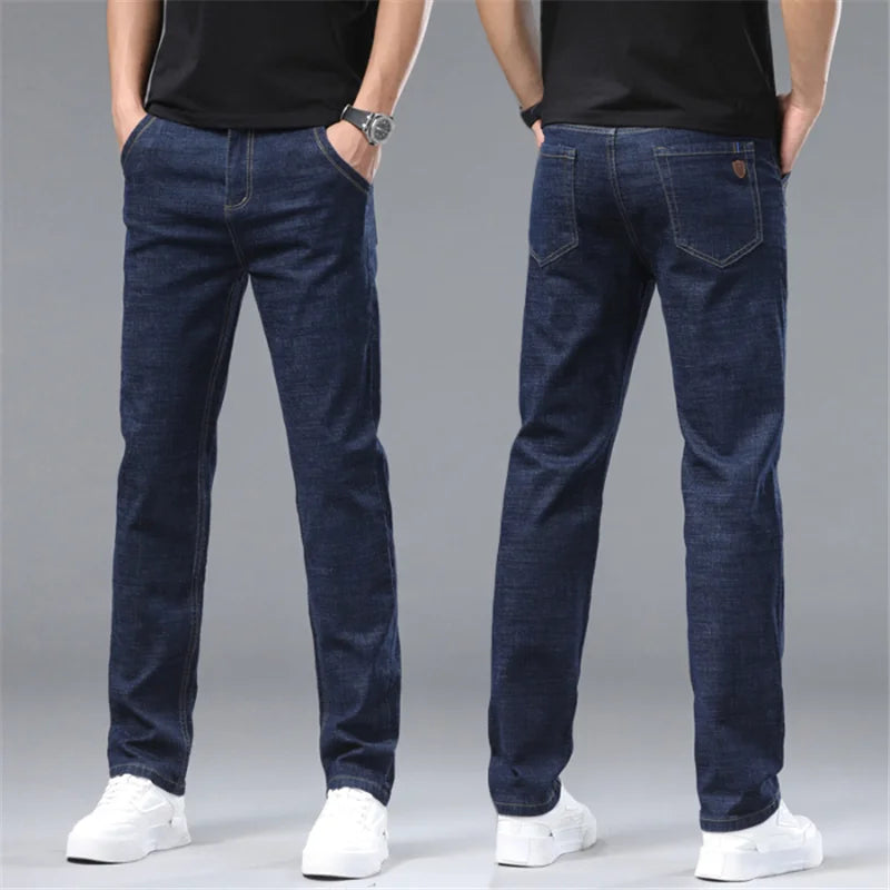Men's Cotton Denim Jeans | Timeless Structured Elegance 3