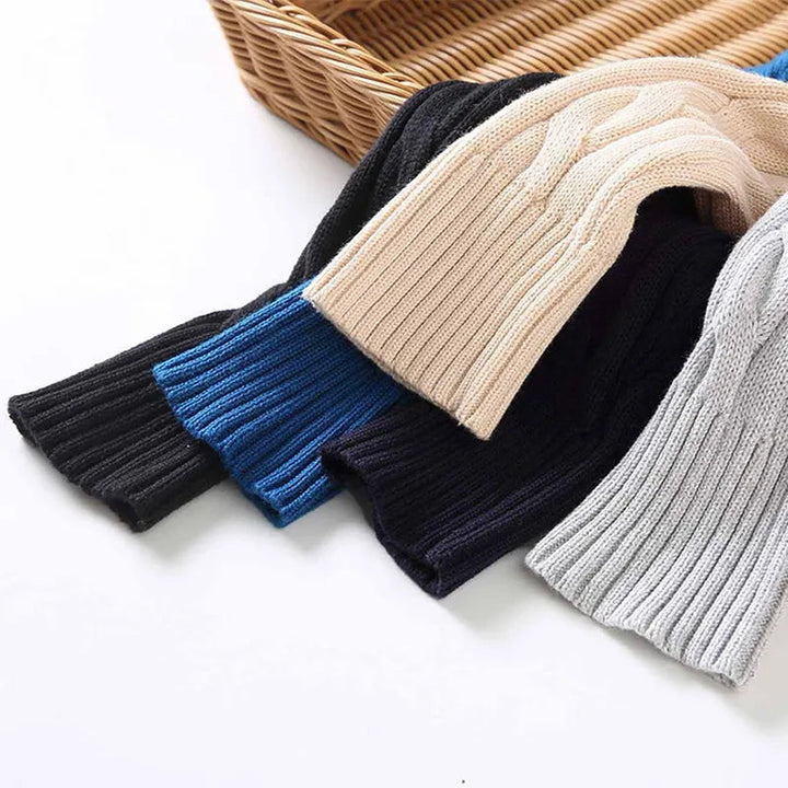 Men's Cotton Knit Half Zip Sweater | Refined Layering Essential 8
