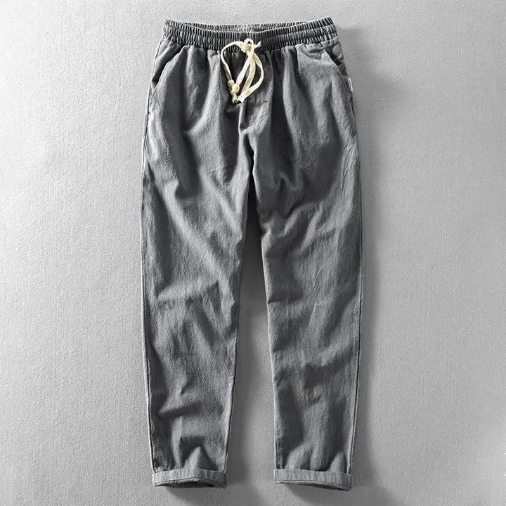 Men's Cotton Linen Casual Pants | Lightweight Breathable Comfort Fit 2