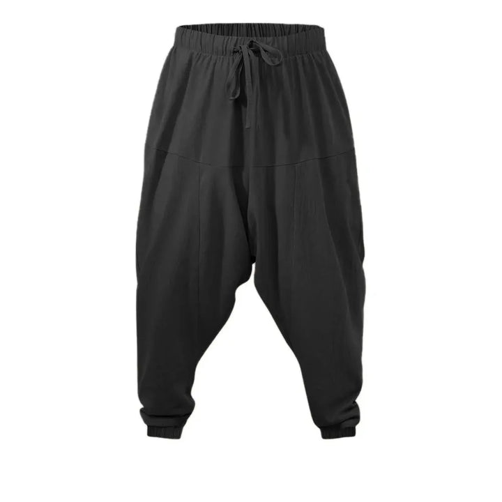 Men's Cotton Linen Harem Pants | Lightweight Breathable Comfort Fit |