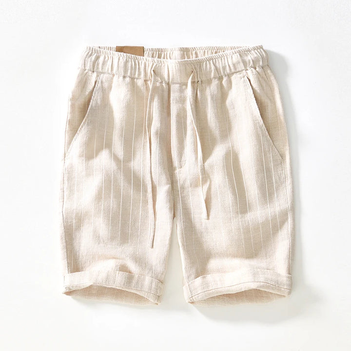Men's Cotton Linen Summer Shorts | Lightweight Breathable Comfort