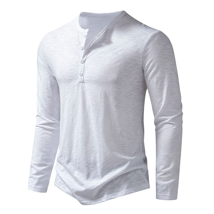 Men's Cotton Long Sleeve T-Shirt | Casual Autumn Comfort Fit 4