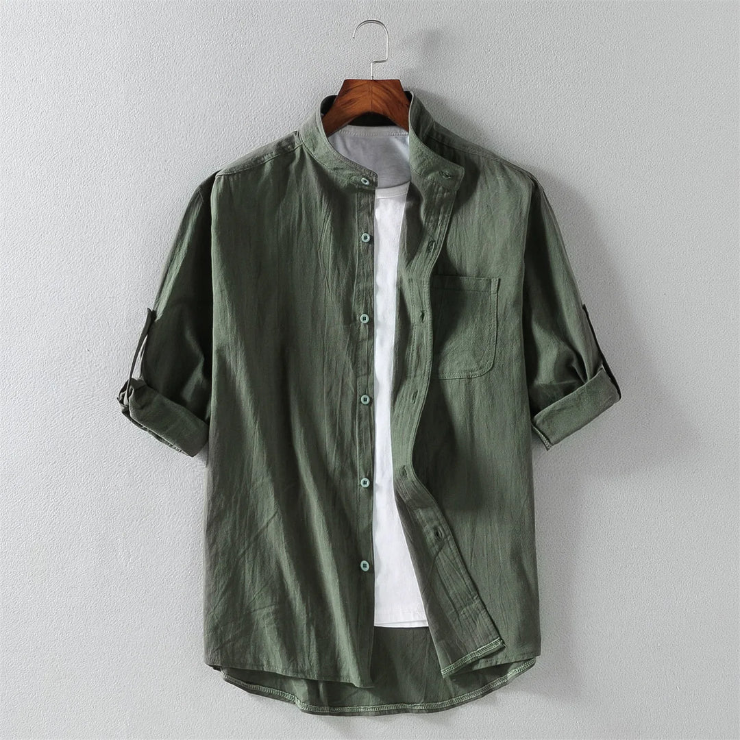 Men's Cotton Short-Sleeved Shirt | Stylish Breathable Summer Essential 6