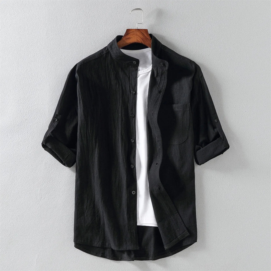 Men's Cotton Short-Sleeved Shirt | Stylish Breathable Summer Essential 8