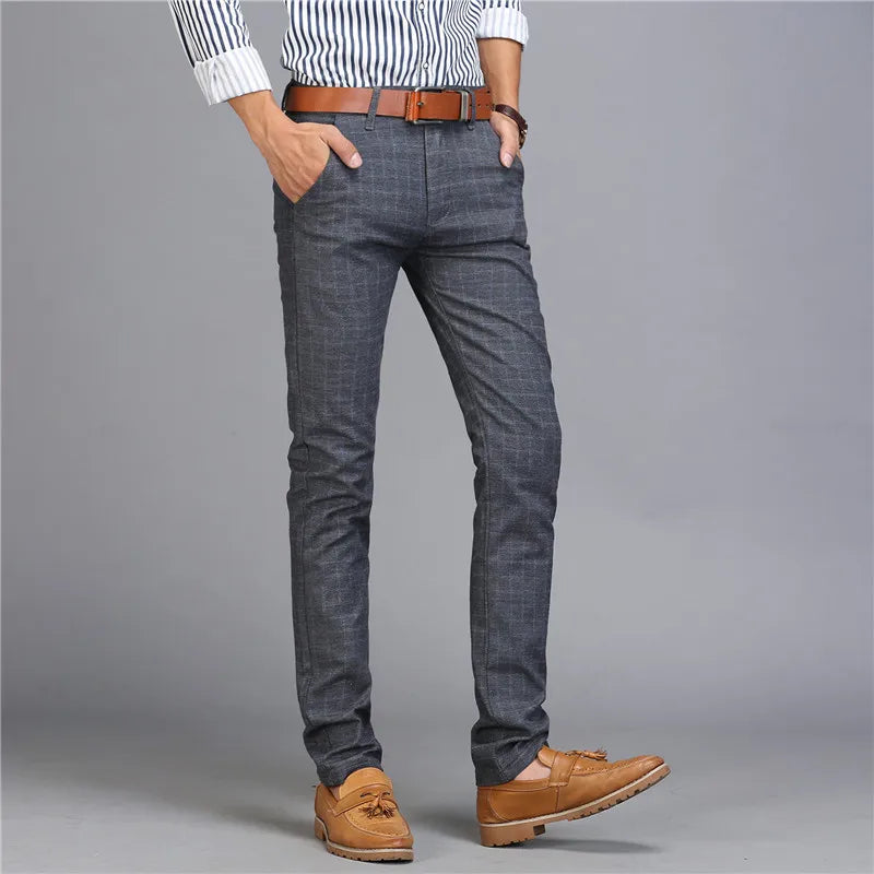 Men's Cotton Slim Fit Chinos | Refined Casual Everyday Essential 6