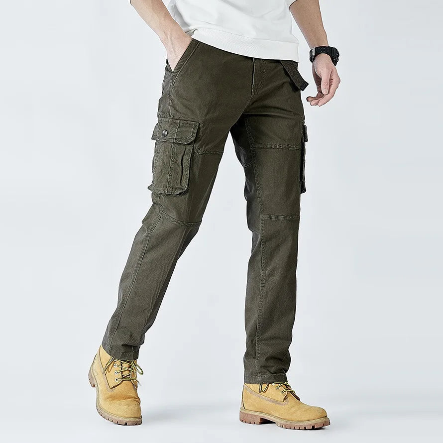 Men's Cotton Stretch Cargo Pants | Tactical Outdoor Comfort Design | Versatile All-Day Fit 4