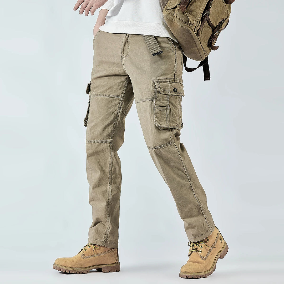 Men's Cotton Stretch Cargo Pants | Tactical Outdoor Comfort Design | Versatile All-Day Fit 7