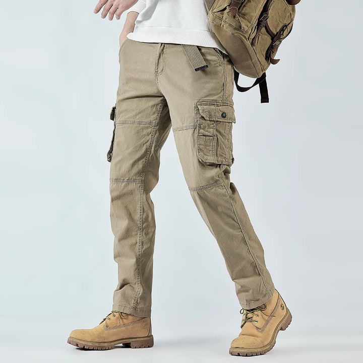 Men's Cotton Stretch Cargo Pants | Tactical Outdoor Comfort Design | Versatile All-Day Fit 7