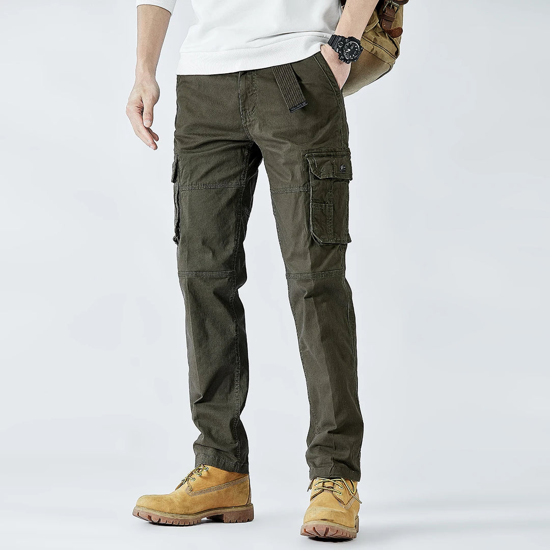 Men's Cotton Stretch Cargo Pants | Tactical Outdoor Comfort Design | Versatile All-Day Fit 8