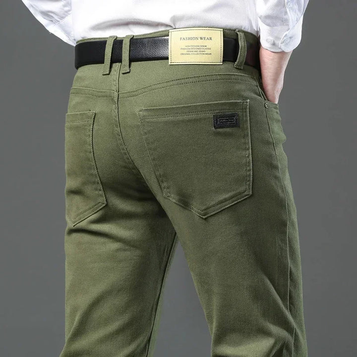 Men's Cotton Stretch Slim Jeans | Soft Comfortable Everyday Essential 0
