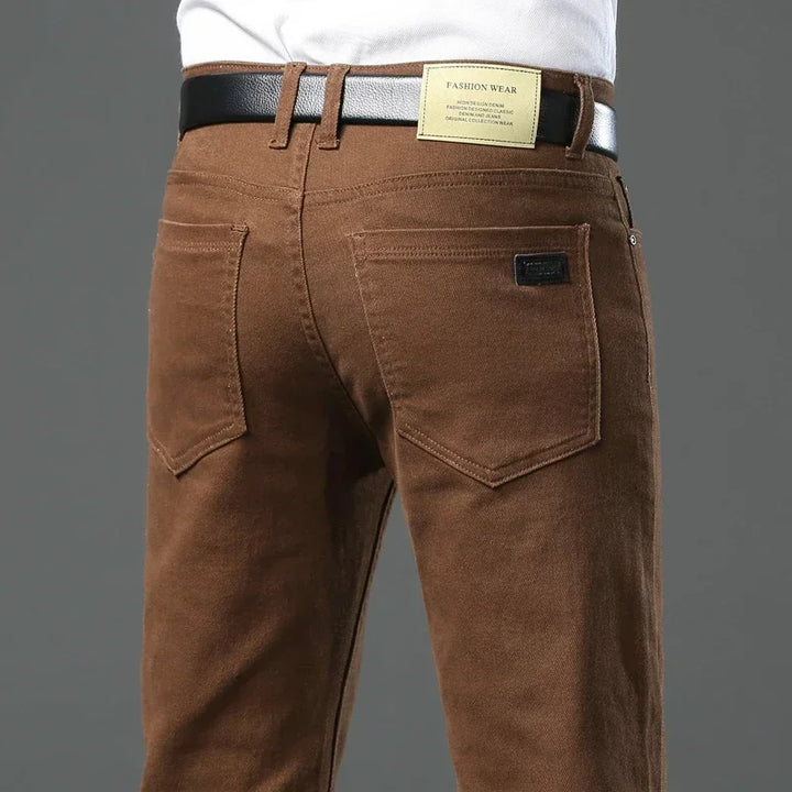 Men's Cotton Stretch Slim Jeans | Soft Comfortable Everyday Essential 4