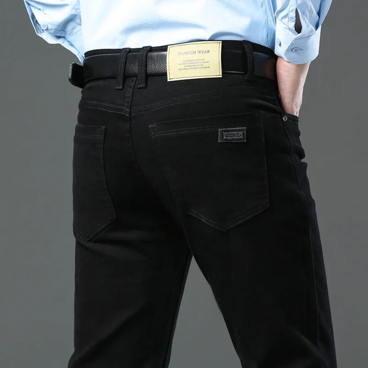 Men's Cotton Stretch Slim Jeans | Soft Comfortable Everyday Essential 5