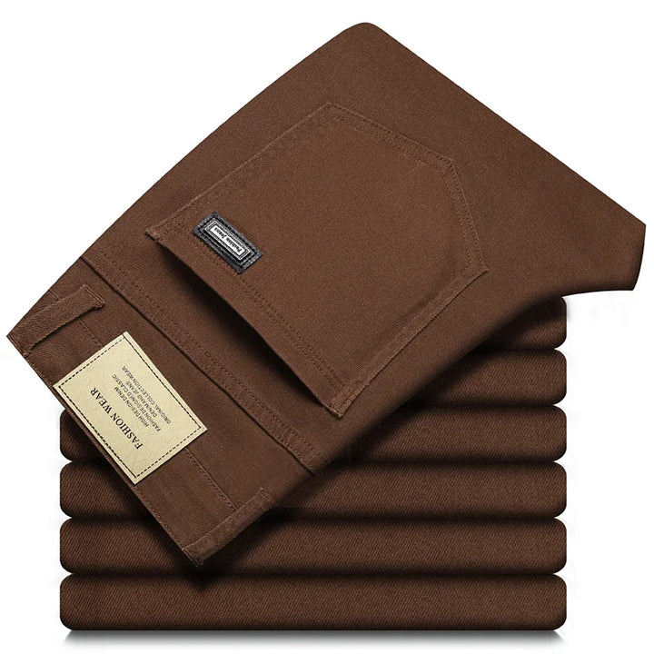Men's Cotton Stretch Slim Jeans | Soft Comfortable Everyday Essential 8