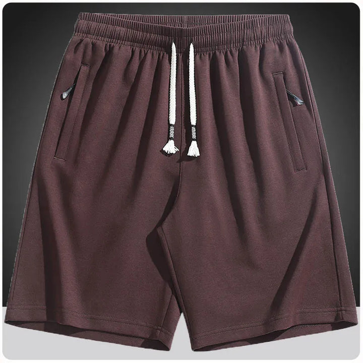 Men's cotton summer shorts with loose breathable fit