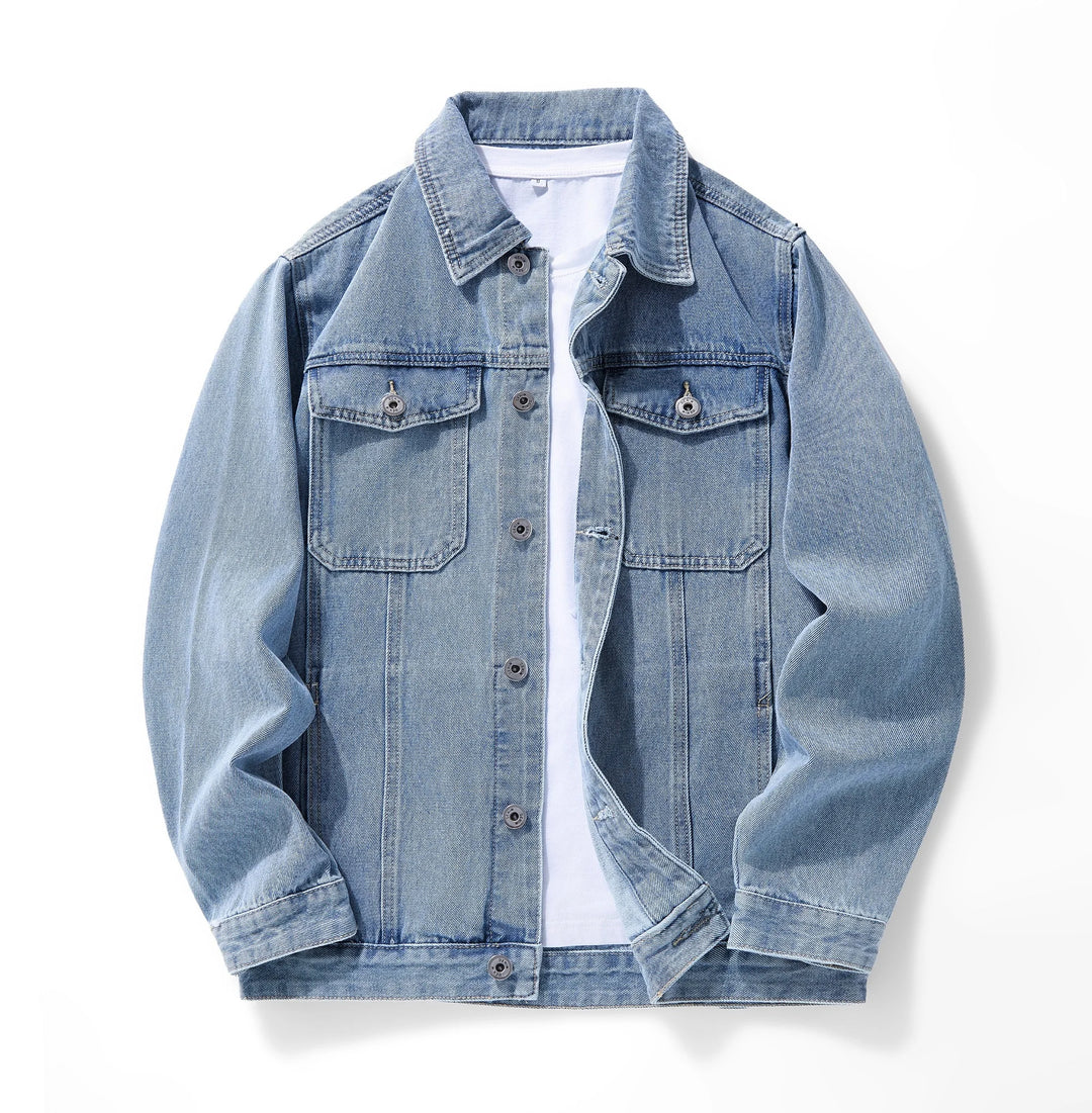 Men's Durable Denim Jacket | Classic Everyday Casual Style 4