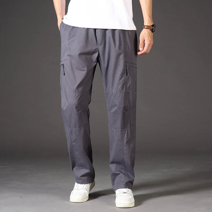 Men's Durable Elastic Waist Cargo Pants | Versatile All-Day Comfort Fit 1