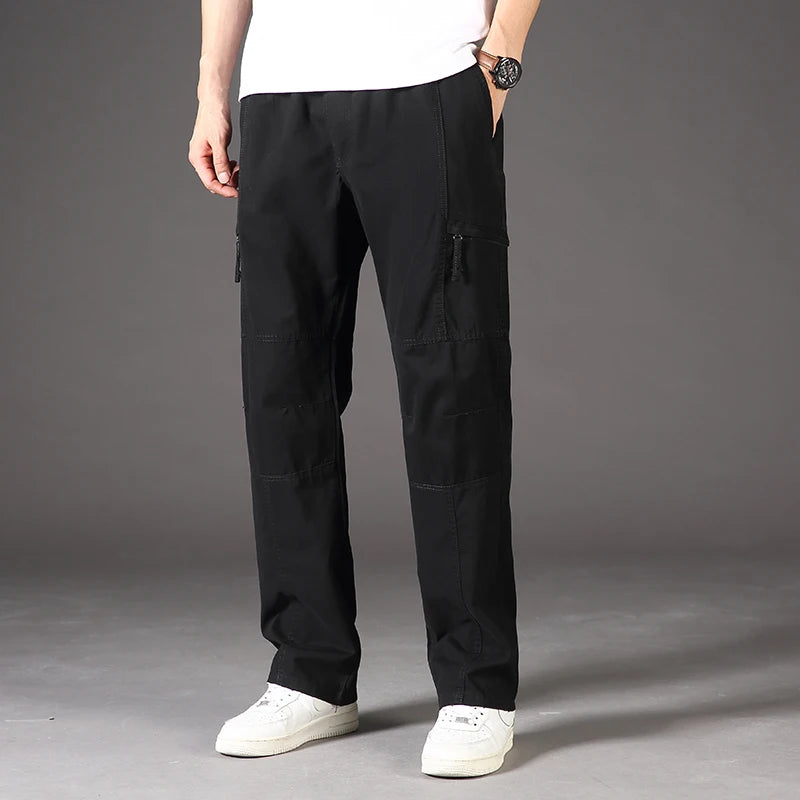 Men's Durable Elastic Waist Cargo Pants | Versatile All-Day Comfort Fit 5