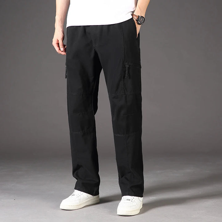 Men's Durable Elastic Waist Cargo Pants | Versatile All-Day Comfort Fit 5