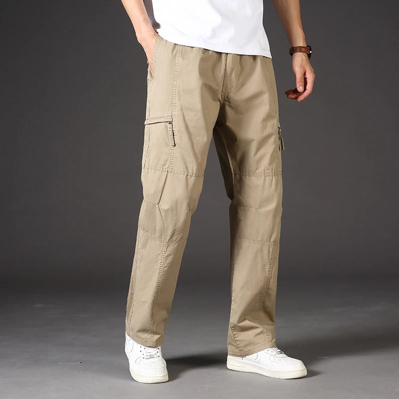 Men's Durable Elastic Waist Cargo Pants | Versatile All-Day Comfort Fit 6