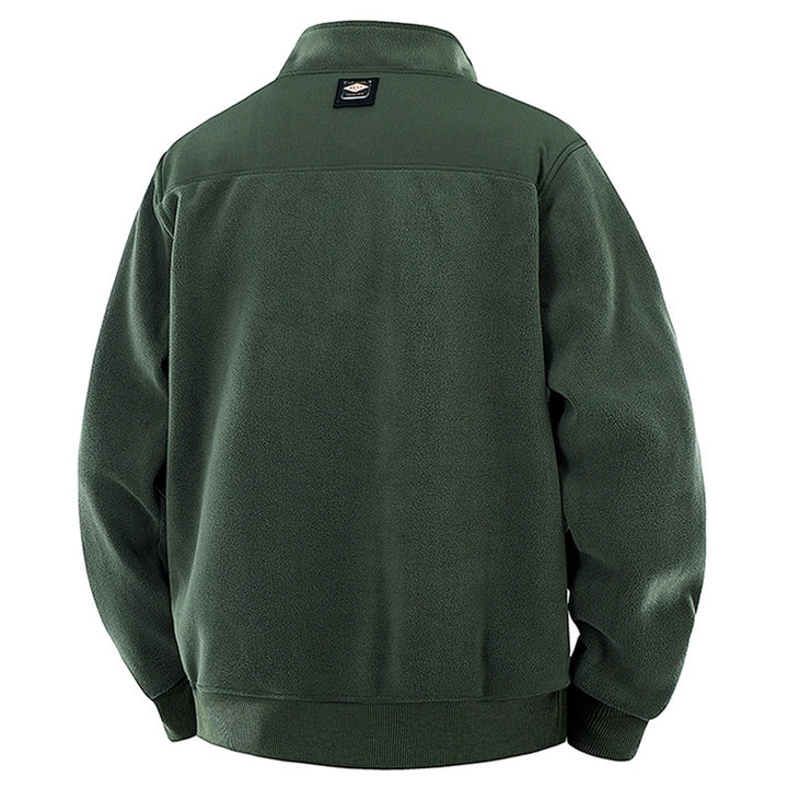 Men's Fleece Tactical Hiking Jacket | Structured All-Day Comfort Fit 2