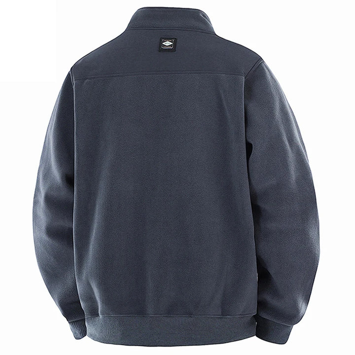 Men's Fleece Tactical Hiking Jacket | Structured All-Day Comfort Fit 4