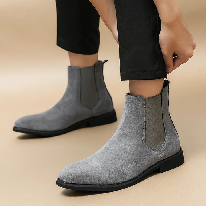 Men's Flock Chelsea Boots | Sleek Handmade Ankle Design 3