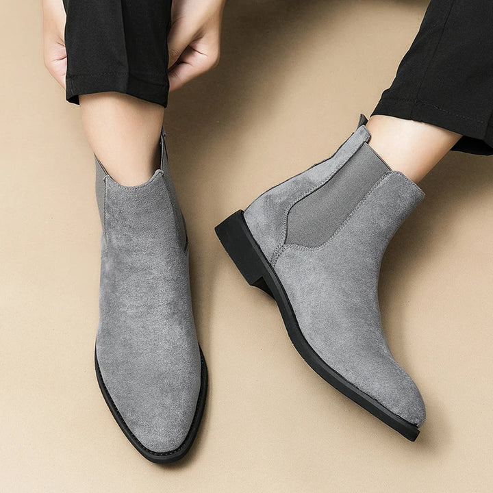 Men's Flock Chelsea Boots | Sleek Handmade Ankle Design 4