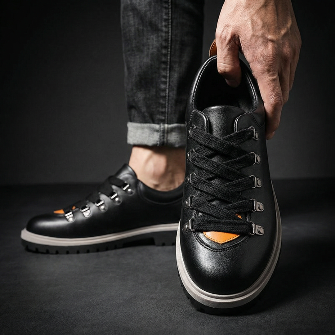 Men's Full-Grain Cowhide Derby Shoes | Bold All-Day Comfort Fit 1