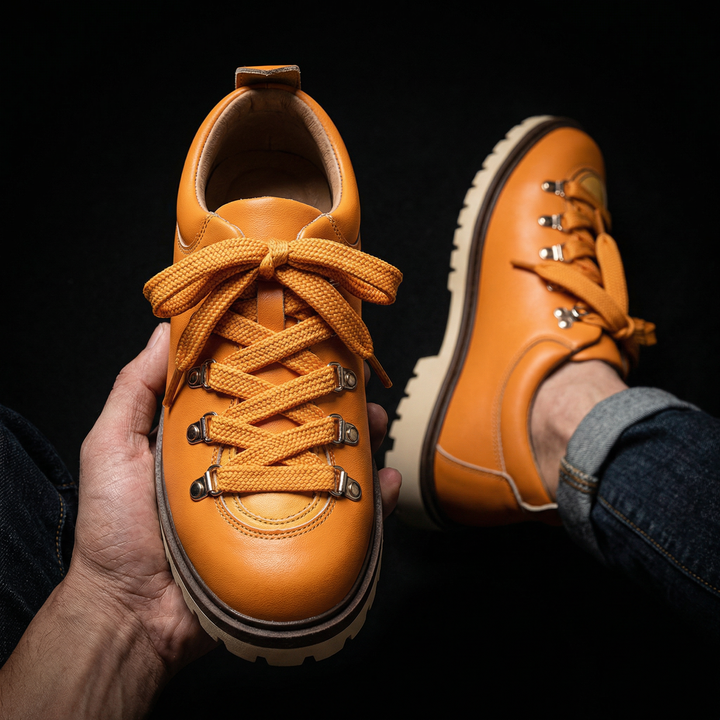 Men's Full-Grain Cowhide Derby Shoes | Bold All-Day Comfort Fit 4