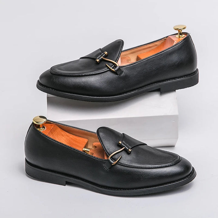 Men's Genuine Cow Leather Loafers | Refined All-Day Comfort Design 1