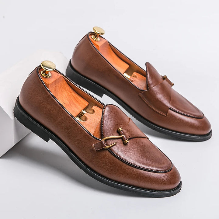 Men's Genuine Cow Leather Loafers | Refined All-Day Comfort Design 3