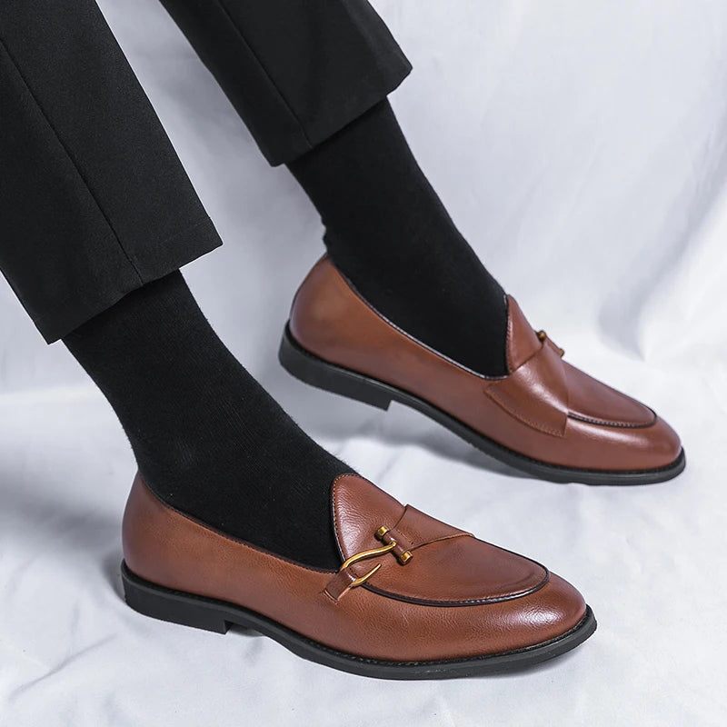 Men's Genuine Cow Leather Loafers | Refined All-Day Comfort Design 4