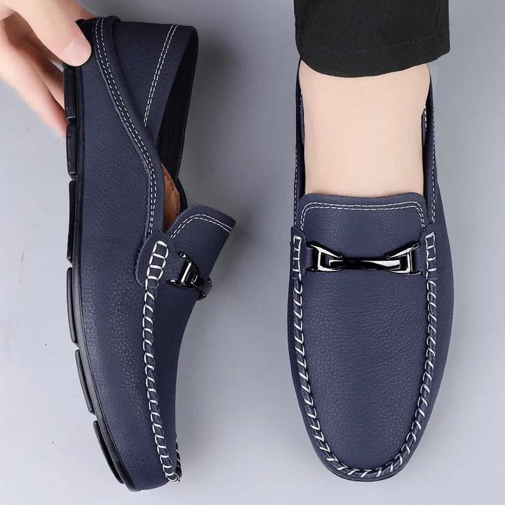 Men's Genuine Cow Leather Loafers | Refined All-Day Comfort Fit 2