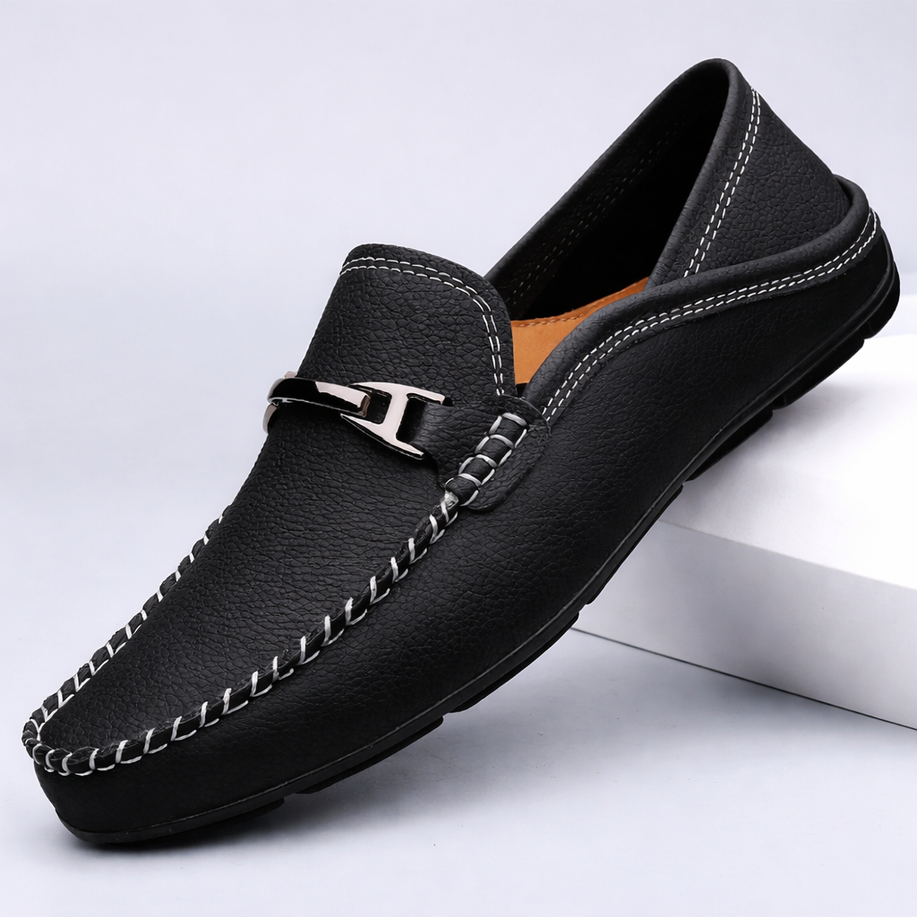 Men's Genuine Cow Leather Loafers | Refined All-Day Comfort Fit 3