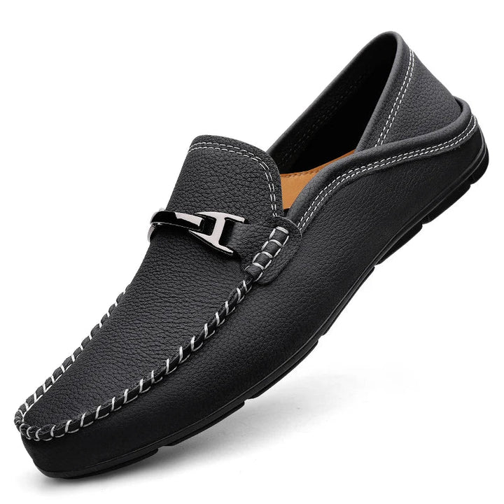 Men's Genuine Cow Leather Loafers | Refined All-Day Comfort Fit 6