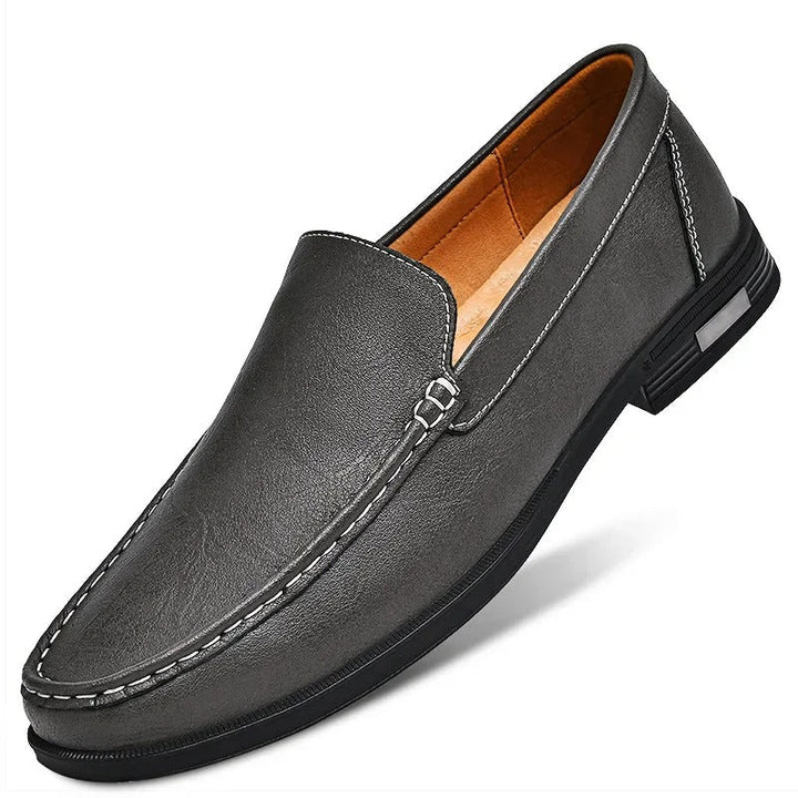 Men's Genuine Cow Leather Loafers | Structured All-Day Comfort Fit 10