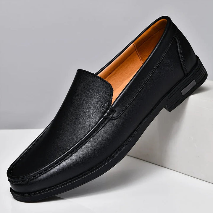 Men's Genuine Cow Leather Loafers | Structured All-Day Comfort Fit 4