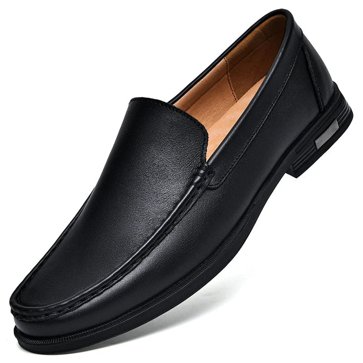 Men's Genuine Cow Leather Loafers | Structured All-Day Comfort Fit 7