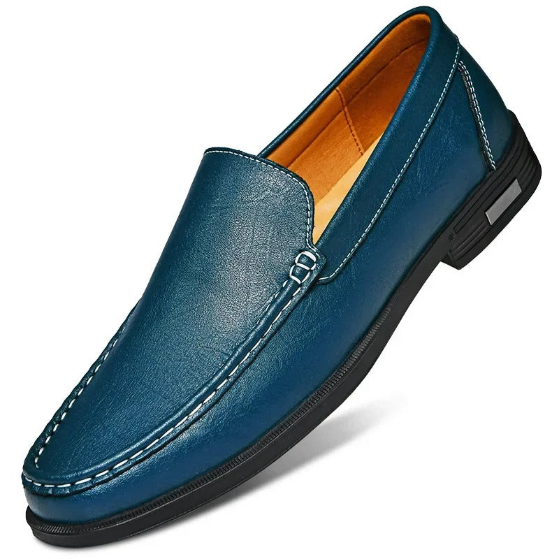 Men's Genuine Cow Leather Loafers | Structured All-Day Comfort Fit 9