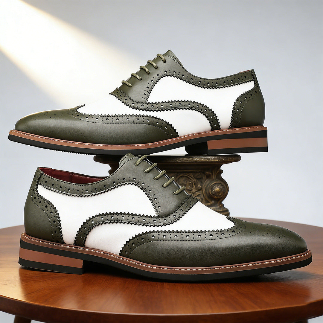 Men's Genuine Cowhide Brogue Shoes | Timeless Classic with Modern Edge 5