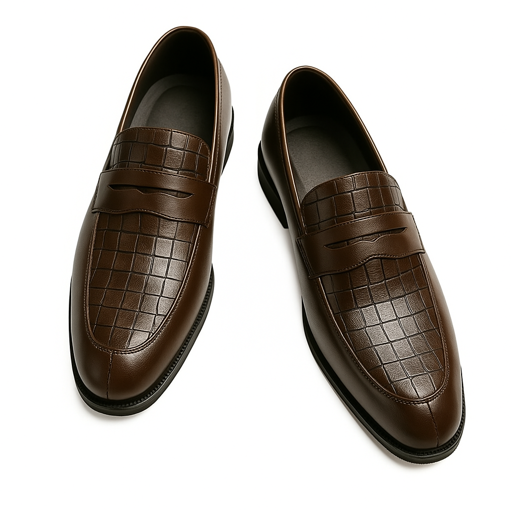 Men's Genuine Cowhide Leather Loafers | Refined Elegant Comfort 2