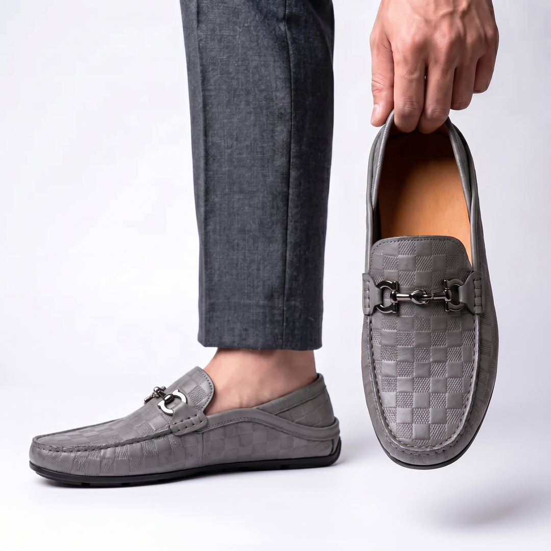 Men's Genuine Cowhide Suede Slip-On Shoes | Relaxed All-Day Comfort Fit 4