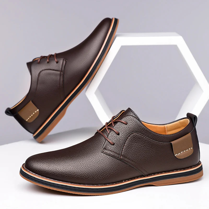 Men's Genuine Leather Business Shoes | Breathable Comfort for All-Day Wear 2