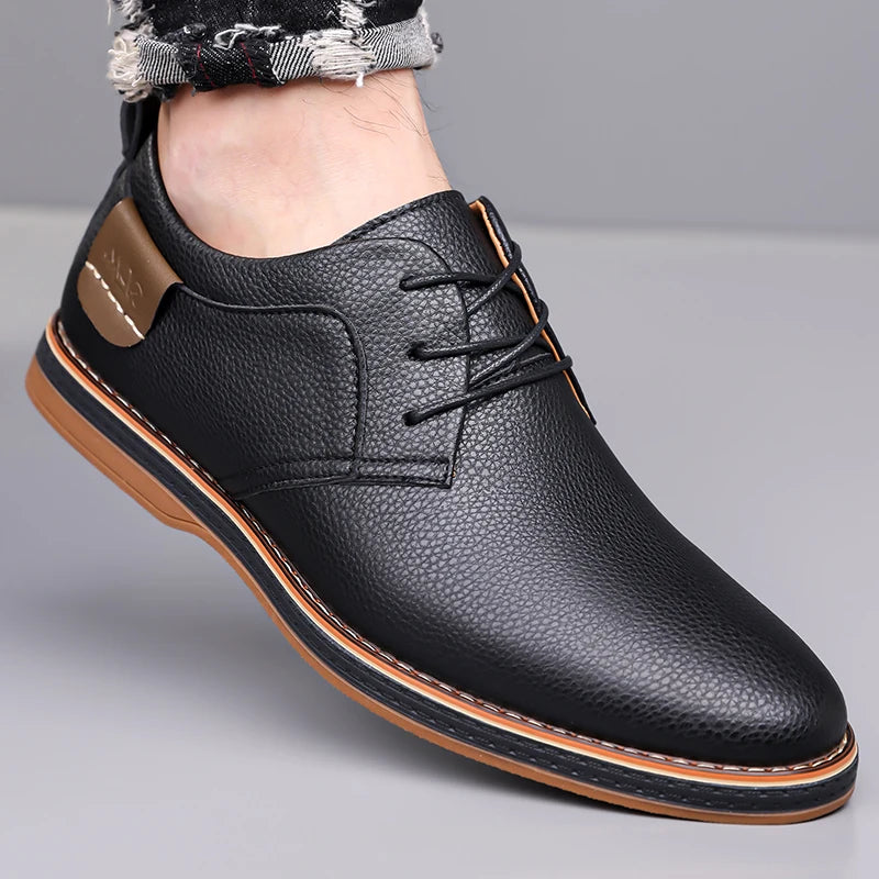 Men's Genuine Leather Business Shoes | Breathable Comfort for All-Day Wear 5