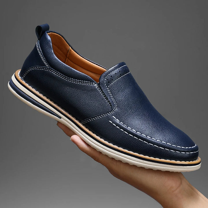 Men's Genuine Leather Casual Loafers | Sleek Outdoor Comfort Fit 7