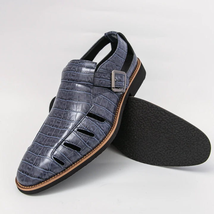 Men's Genuine Leather Gladiator Sandals | Stylish Summer Casual Footwear 1
