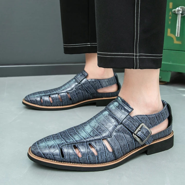 Men's Genuine Leather Gladiator Sandals | Stylish Summer Casual Footwear 3