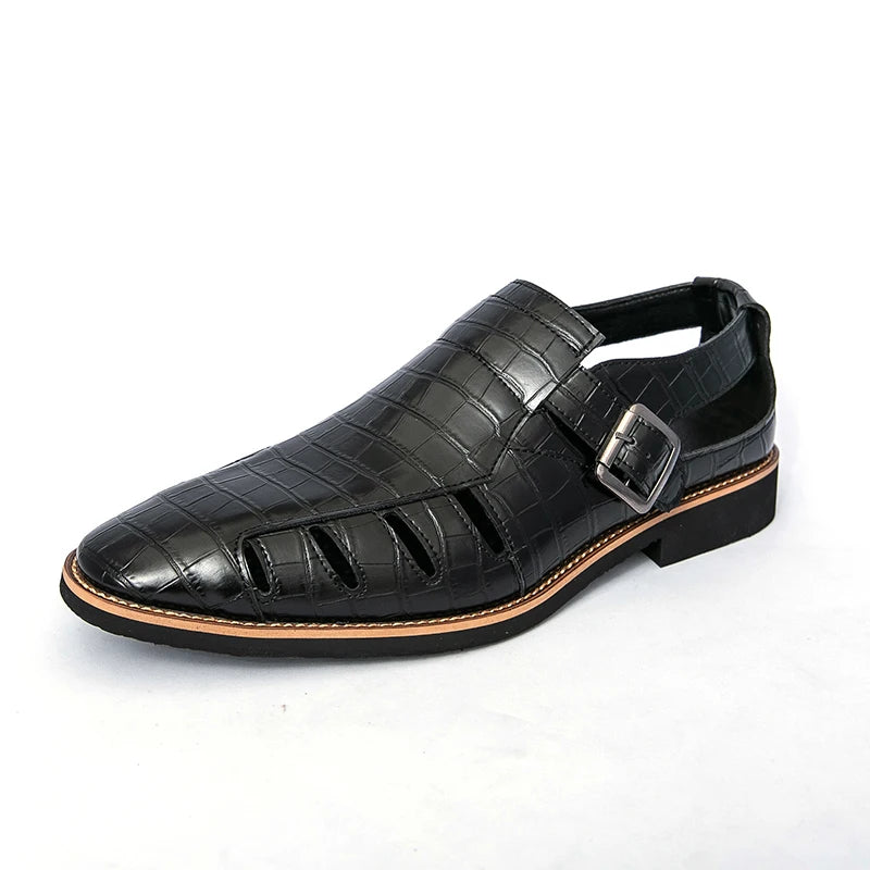 Men's Genuine Leather Gladiator Sandals | Stylish Summer Casual Footwear 7