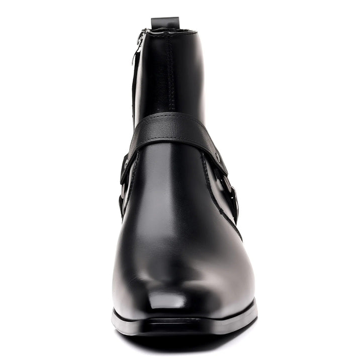Men's Genuine Leather Harness Boots | Structured All-Day Comfort Design 7