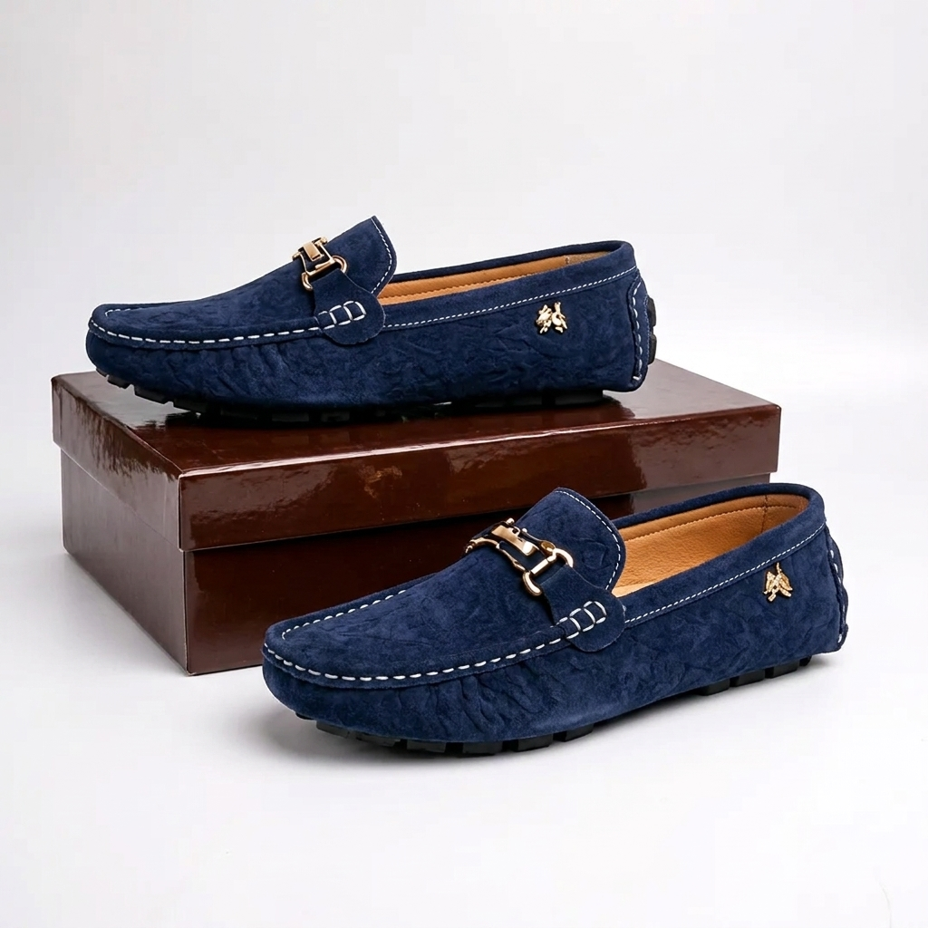 Men's Genuine Leather Loafers | Lightweight Breathable Comfort 0
